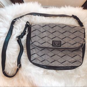 Fossil Canvas Crossbody Bag